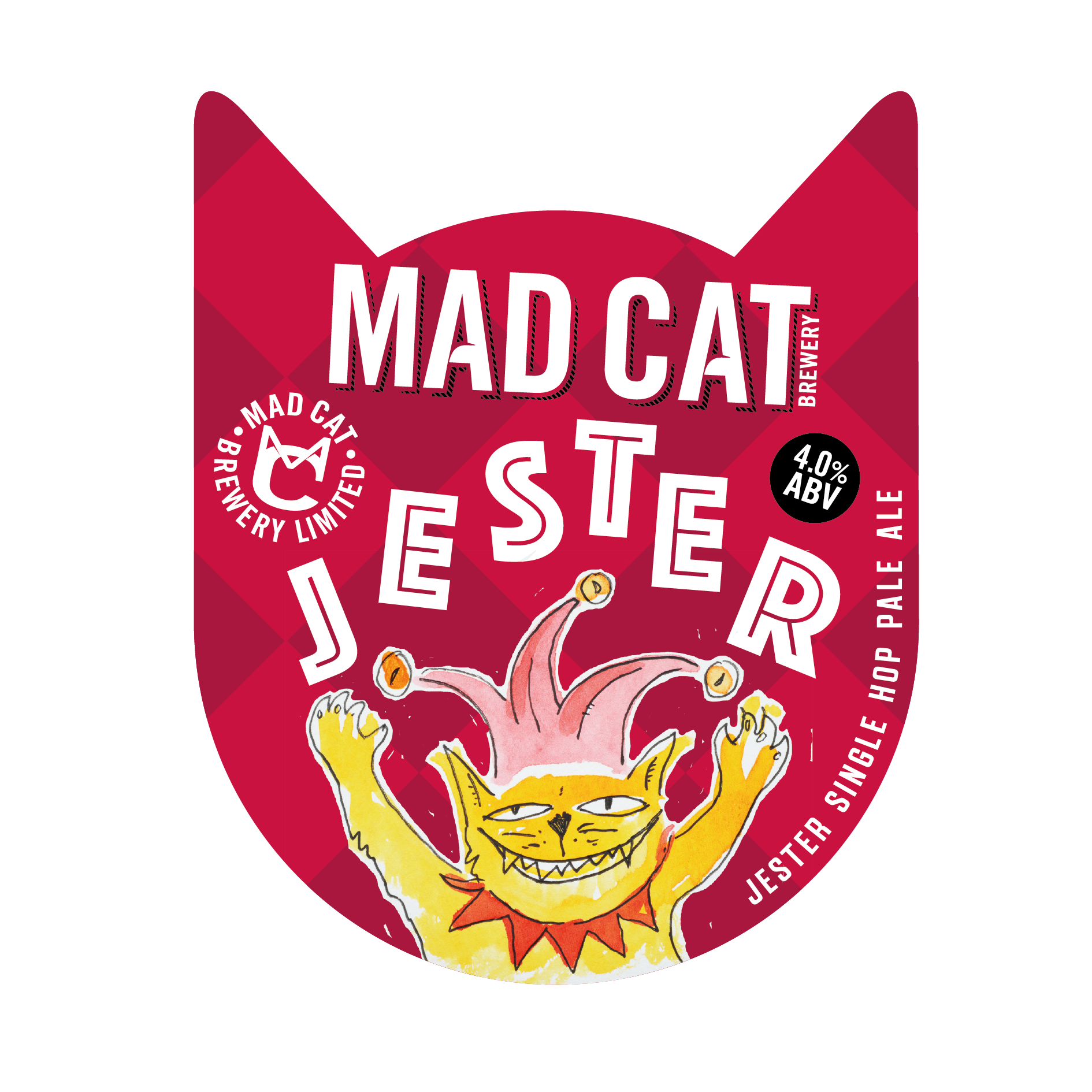 Jester pump clip mad cat ales