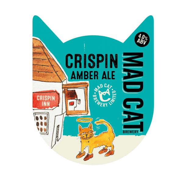 Crispin Amber pump clip mad cat ales core