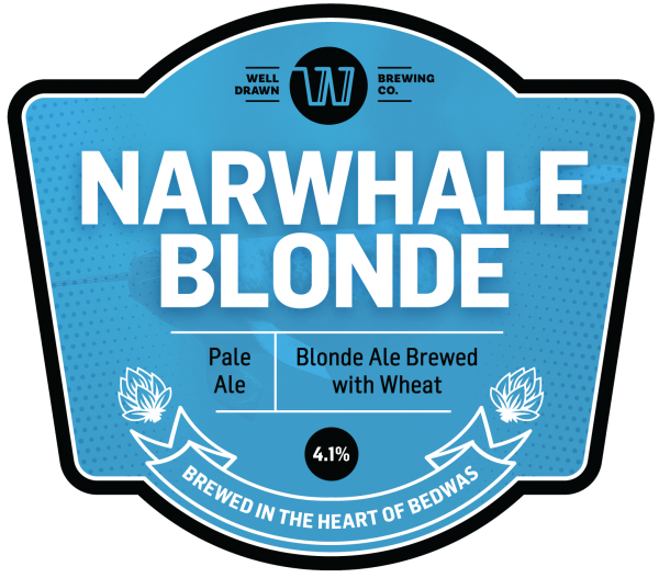 Narwhale Blonde Pale Ale Brewed with Wheat 4.1% 9gl Cask